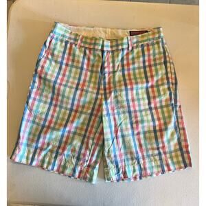 Vineyard Vines Men's Pastel Plaid Breaker Shorts 9" Size 33